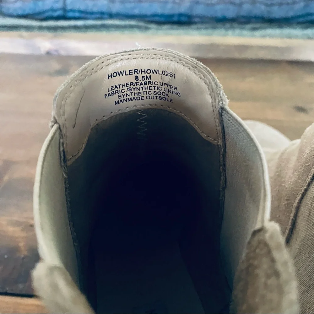 Steve Madden Howler tan Chelsea boots